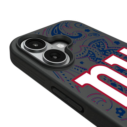 New York Giants Paisley Bump Phone Case for Apple iPhone