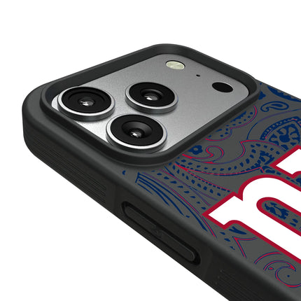 New York Giants Paisley Bump Phone Case for Apple iPhone