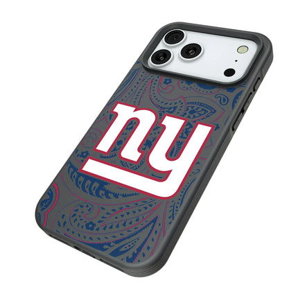 New York Giants Paisley Bump Phone Case for Apple iPhone