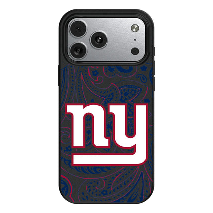 New York Giants Paisley MagSafe Compatible Phone Case for Apple iPhone