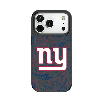 New York Giants Paisley MagSafe Compatible Phone Case for Apple iPhone