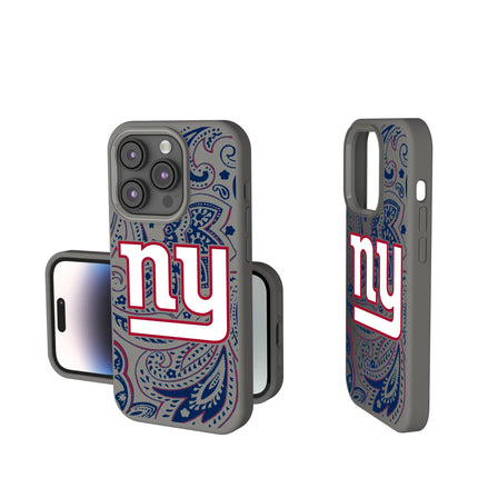 New York Giants Paisley Soft Touch Phone Case for Apple iPhone