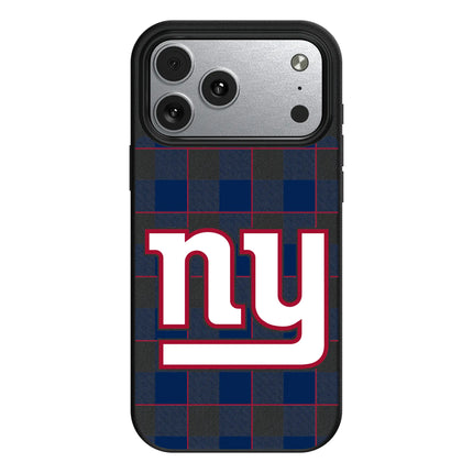 New York Giants Plaid MagSafe Compatible Phone Case for Apple iPhone