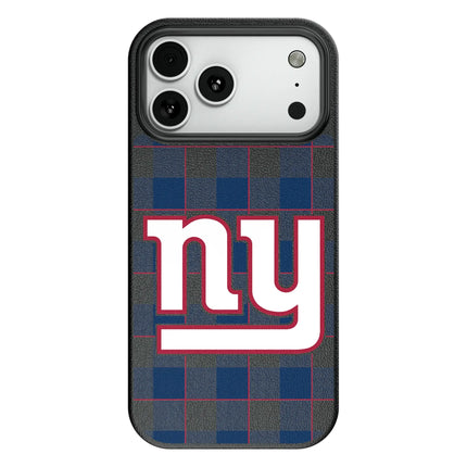 New York Giants Plaid MagSafe Compatible Phone Case for Apple iPhone