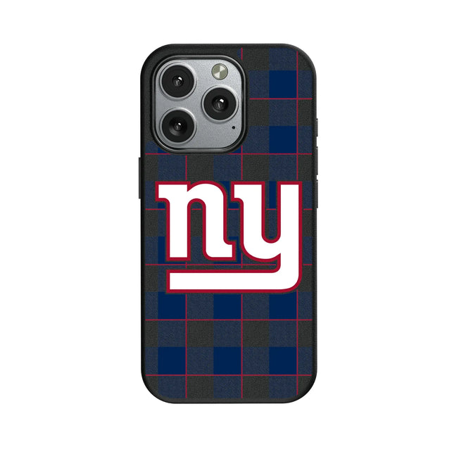 New York Giants Plaid MagSafe Compatible Phone Case for Apple iPhone