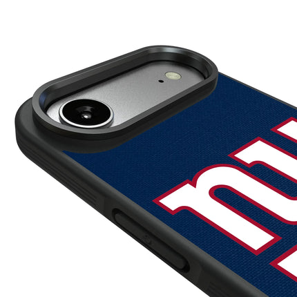 New York Giants Stripe Bump Phone Case for Apple iPhone