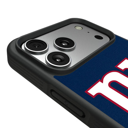 New York Giants Stripe Bump Phone Case for Apple iPhone