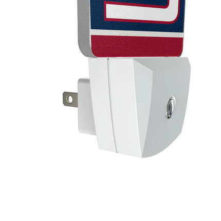 New York Giants Stripe Night Light 2-Pack