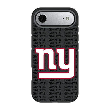 New York Giants Text Backdrop Bump Phone Case for Apple iPhone