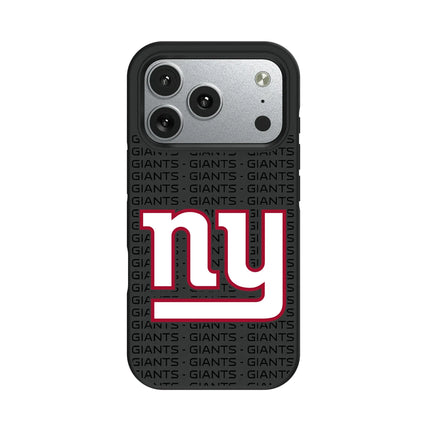 New York Giants Text Backdrop Bump Phone Case for Apple iPhone