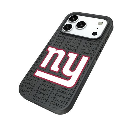 New York Giants Text Backdrop Bump Phone Case for Apple iPhone