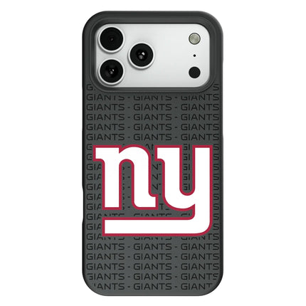 New York Giants Text Backdrop Bump Phone Case for Apple iPhone
