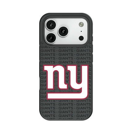New York Giants Text Backdrop Bump Phone Case for Apple iPhone