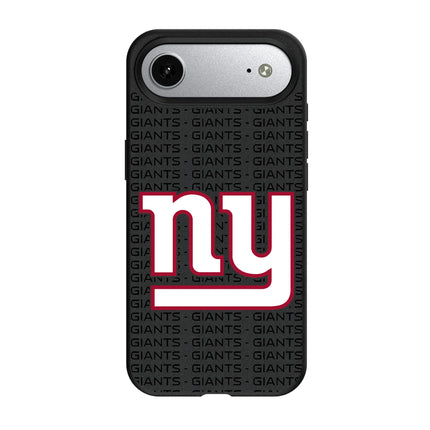 New York Giants Text Backdrop MagSafe Compatible Phone Case for Apple iPhone