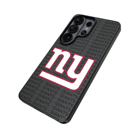 New York Giants Text Backdrop MagSafe Compatible Phone Case for Samsung Galaxy