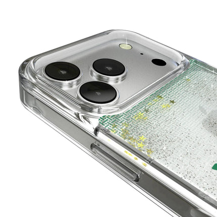 New York Jets 1963 Historic Collection Linen Glitter Phone Case for Apple iPhone