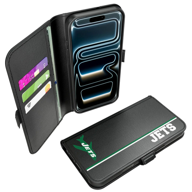 New York Jets 1963 Historic Collection Sidebar Folio 2.0 Case for Apple iPhone