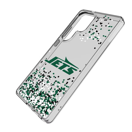 New York Jets Confetti Clear Phone Case for Samsung Galaxy