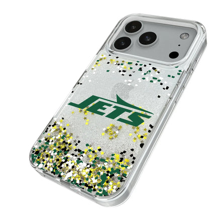 New York Jets Confetti Glitter Phone Case for Apple iPhone