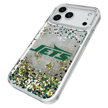 New York Jets Confetti Glitter Phone Case for Apple iPhone