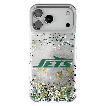 New York Jets Confetti Glitter Phone Case for Apple iPhone
