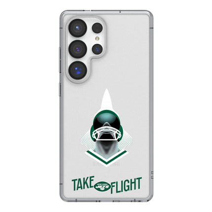 New York Jets Deco Clear Phone Case for Samsung Galaxy