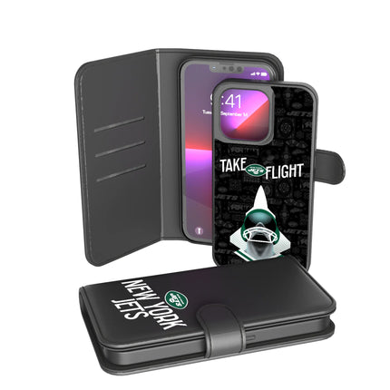 New York Jets Deco Wallet Phone Case for Apple iPhone