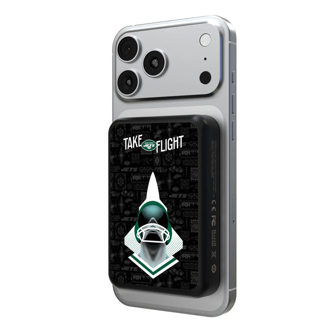 New York Jets Deco Wireless Mag Power Bank