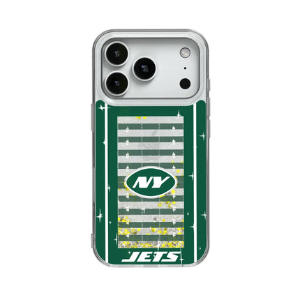 New York Jets Field Glitter Phone Case for Apple iPhone