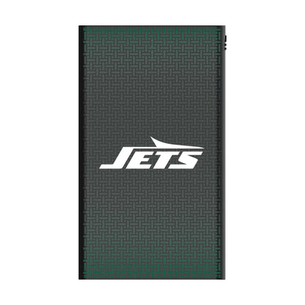 New York Jets Linen 5000mAh Flat Powerbank