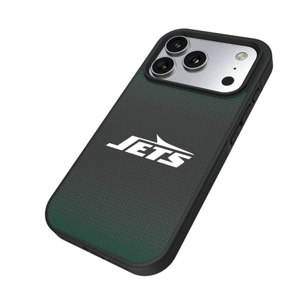 New York Jets Linen Bump Phone Case for Apple iPhone