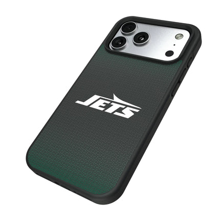 New York Jets Linen Bump Phone Case for Apple iPhone