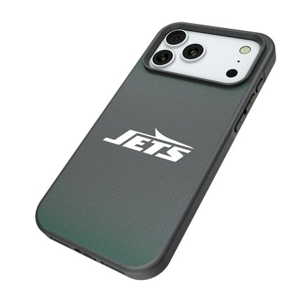 New York Jets Linen Bump Phone Case for Apple iPhone