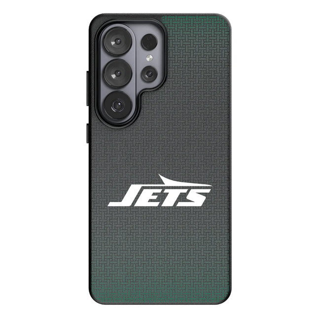 New York Jets Linen MagSafe Compatible Phone Case for Samsung Galaxy