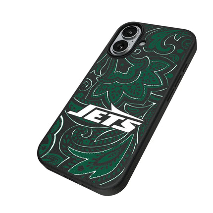 New York Jets Paisley MagSafe Compatible Phone Case for Apple iPhone