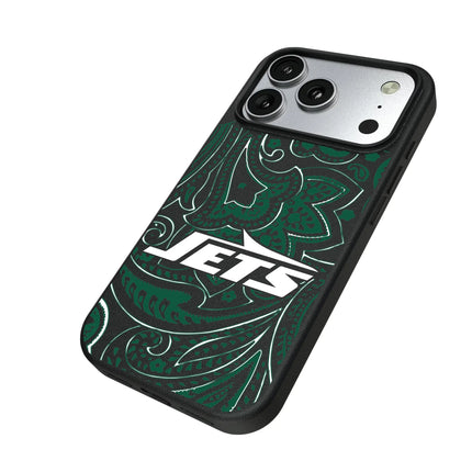 New York Jets Paisley MagSafe Compatible Phone Case for Apple iPhone