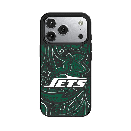 New York Jets Paisley MagSafe Compatible Phone Case for Apple iPhone