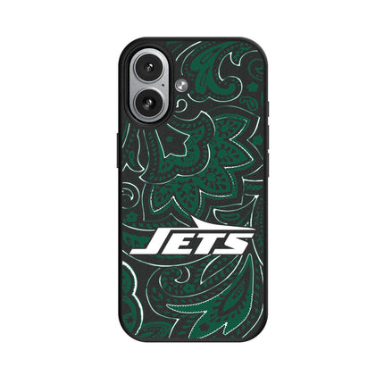 New York Jets Paisley MagSafe Compatible Phone Case for Apple iPhone