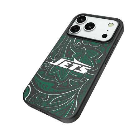 New York Jets Paisley MagSafe Compatible Phone Case for Apple iPhone