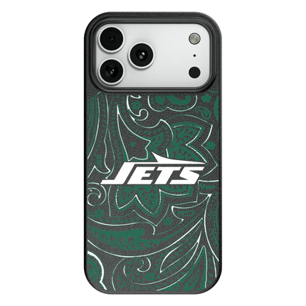 New York Jets Paisley MagSafe Compatible Phone Case for Apple iPhone