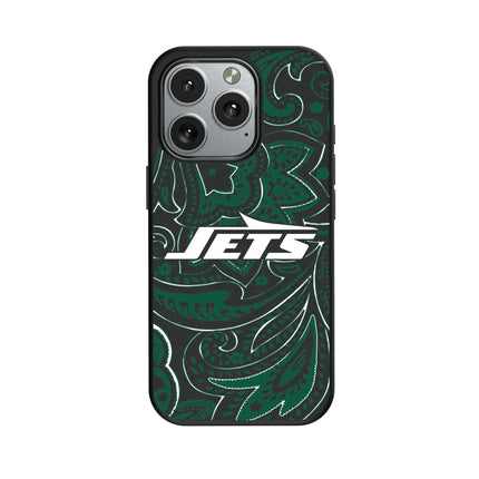 New York Jets Paisley MagSafe Compatible Phone Case for Apple iPhone