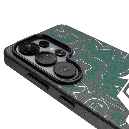 New York Jets Paisley MagSafe Compatible Phone Case for Samsung Galaxy