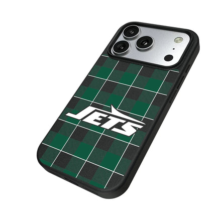 New York Jets Plaid MagSafe Compatible Phone Case for Apple iPhone