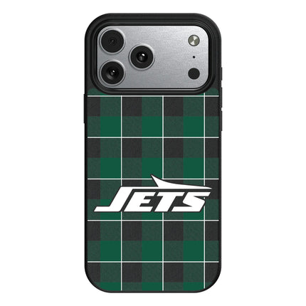 New York Jets Plaid MagSafe Compatible Phone Case for Apple iPhone