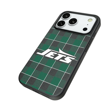 New York Jets Plaid MagSafe Compatible Phone Case for Apple iPhone