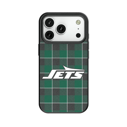 New York Jets Plaid MagSafe Compatible Phone Case for Apple iPhone