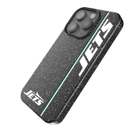 New York Jets Sidebar Black Bling Phone Case for Apple iPhone