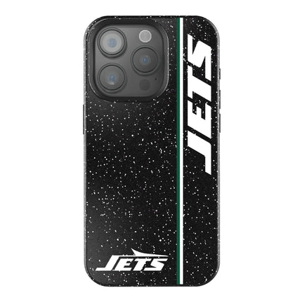 New York Jets Sidebar Black Bling Phone Case for Apple iPhone