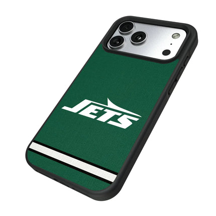 New York Jets Stripe Bump Phone Case for Apple iPhone