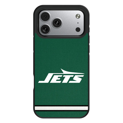 New York Jets Stripe Bump Phone Case for Apple iPhone
